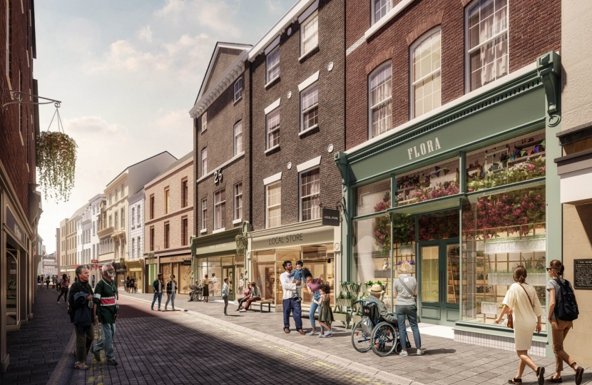 A visualisation of the Helmsley Group's plans for Coney Street